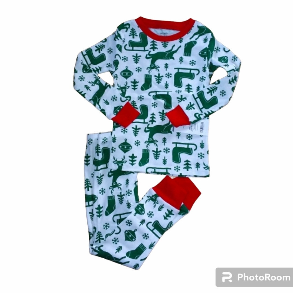 CARTER'S Unisex Toddler Christmas Pyjama Set  NWT